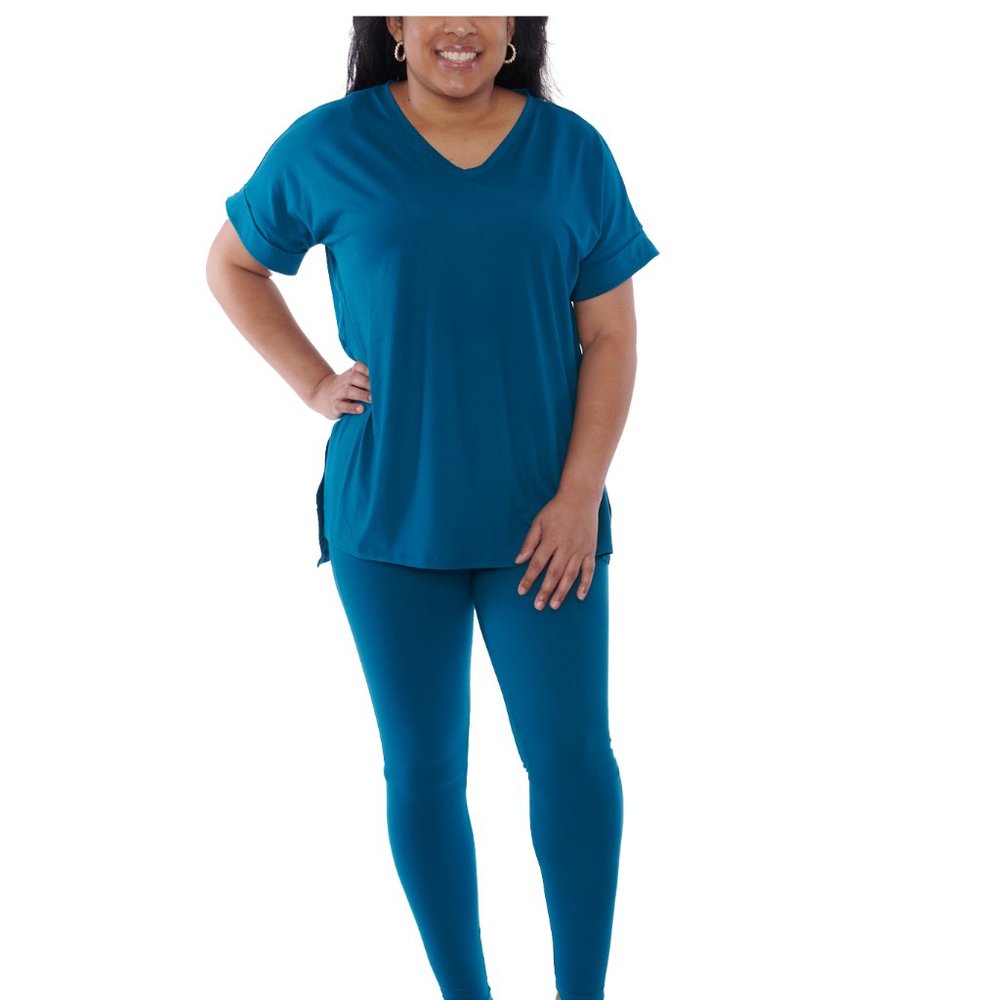 Teal Everyday legging set (Sizes Small - 3XL)